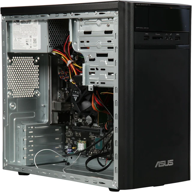 Alt view image 7 of 9 - ASUS Desktop Computer K31CD-AB51 Intel Core i5-6400 8GB DDR4 1TB HDD Intel HD Graphics 530 Windows 10 Home 64-Bit