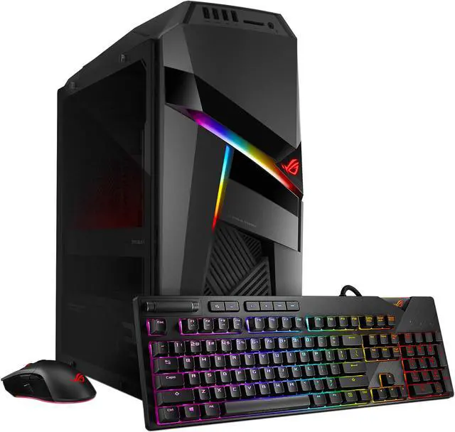 Alt view image 2 of 18 - ASUS ROG Strix GL12 GL12CX-DH781 Gaming Desktop, OC Intel Core i7-9700K, NVIDIA RTX 2080, 16 GB DDR4 Memory, 256 GB SSD + 2 TB HDD, Windows 10 Home