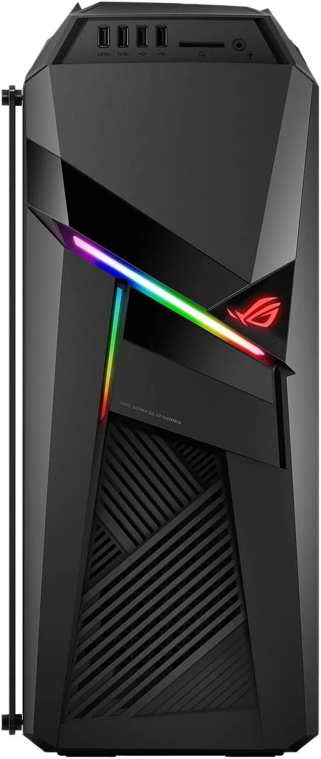 Alt view image 4 of 18 - ASUS ROG Strix GL12 GL12CX-DH781 Gaming Desktop, OC Intel Core i7-9700K, NVIDIA RTX 2080, 16 GB DDR4 Memory, 256 GB SSD + 2 TB HDD, Windows 10 Home