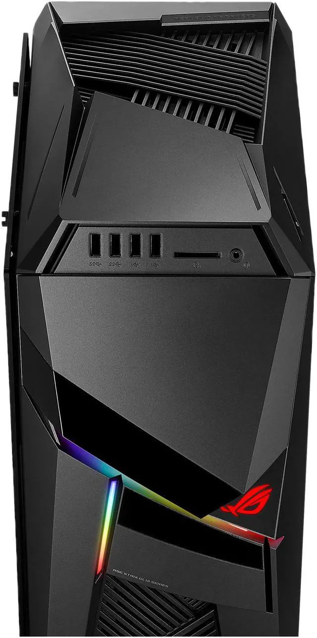 Alt view image 9 of 18 - ASUS ROG Strix GL12 GL12CX-DH781 Gaming Desktop, OC Intel Core i7-9700K, NVIDIA RTX 2080, 16 GB DDR4 Memory, 256 GB SSD + 2 TB HDD, Windows 10 Home