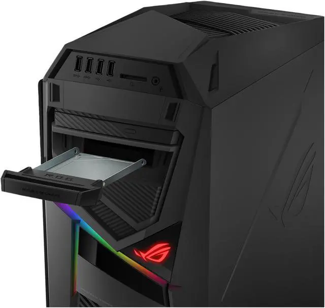Alt view image 16 of 18 - ASUS ROG Strix GL12 GL12CX-DH781 Gaming Desktop, OC Intel Core i7-9700K, NVIDIA RTX 2080, 16 GB DDR4 Memory, 256 GB SSD + 2 TB HDD, Windows 10 Home