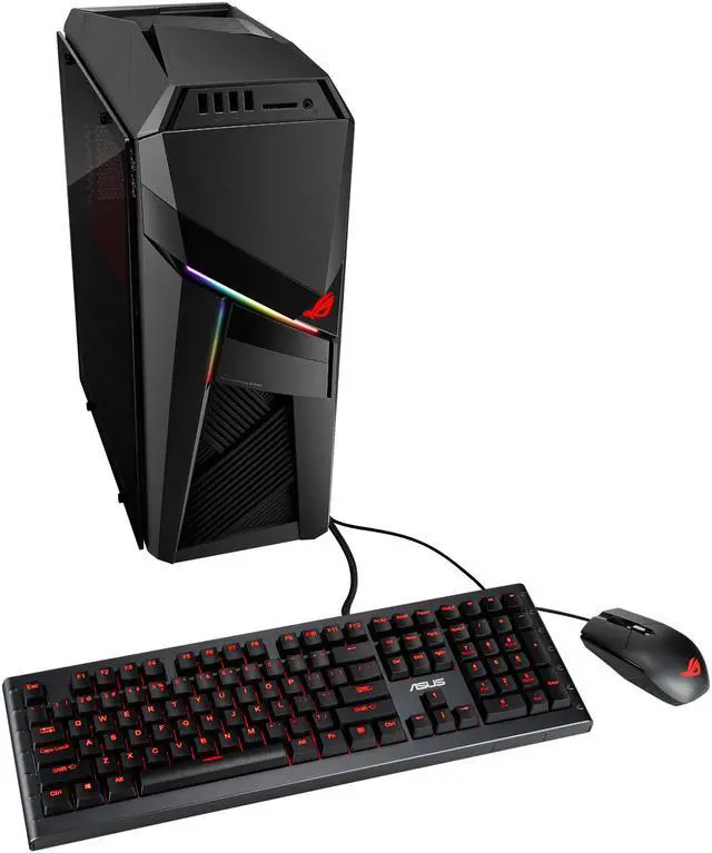 Alt view image 17 of 18 - ASUS ROG Strix GL12 GL12CX-DH781 Gaming Desktop, OC Intel Core i7-9700K, NVIDIA RTX 2080, 16 GB DDR4 Memory, 256 GB SSD + 2 TB HDD, Windows 10 Home