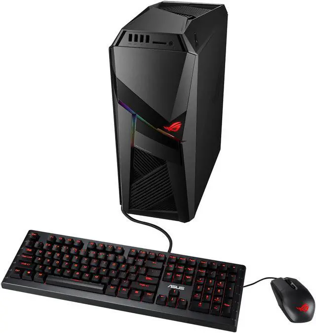 Alt view image 18 of 18 - ASUS ROG Strix GL12 GL12CX-DH781 Gaming Desktop, OC Intel Core i7-9700K, NVIDIA RTX 2080, 16 GB DDR4 Memory, 256 GB SSD + 2 TB HDD, Windows 10 Home