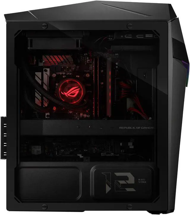 Alt view image 6 of 8 - ROG Strix GL12 Gaming Desktop, 9th Gen 8-core Intel Core i7-9700K, NVIDIA GeForce RTX 2080 8 GB, 16 GB DDR4 RAM, 1 TB M.2 SSD, Windows 10 Home, Iron Grey, GL12CX-NS781