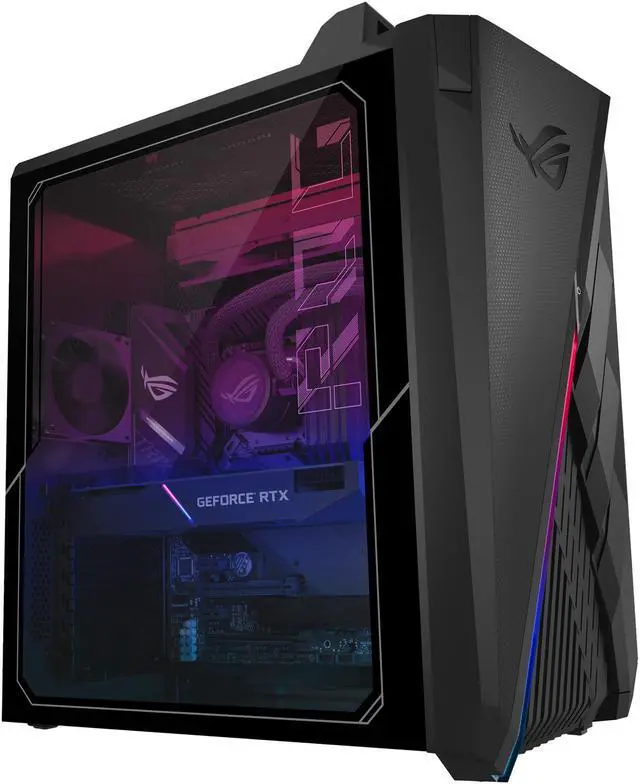 Alt view image 2 of 11 - ASUS Gaming Desktop ROG Strix GT35 G35CZ-XB982 Intel Core i9-10900KF 32GB DDR4 1TB PCIe SSD GeForce RTX 2080 SUPER Windows 10 Pro 64-bit