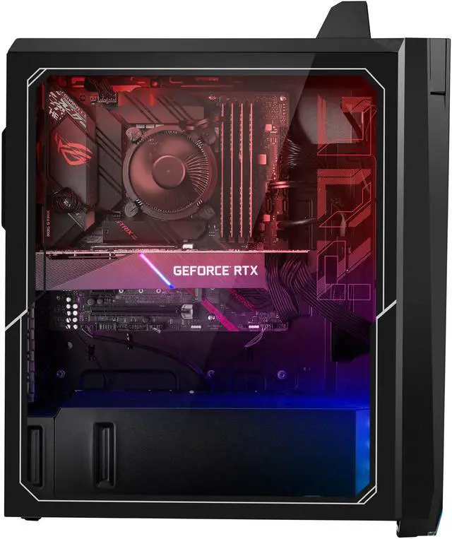 Alt view image 4 of 9 - ROG Strix G15CS Gaming Desktop PC, Intel Core i7-9700F, GeForce RTX 2070, 16 GB DDR4 RAM, 512 GB SSD + 1 TB HDD, Wi-Fi 5, Windows 10 Home, G15CS-NB771