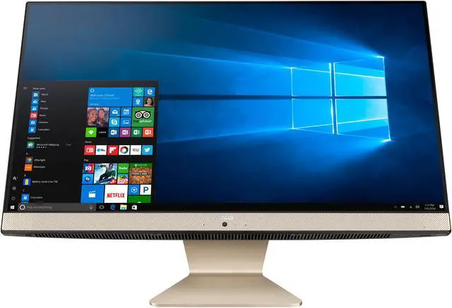 Alt view image 5 of 14 - ASUS AiO All-in-One Desktop PC, 23.8" FHD Anti-glare Display, AMD Ryzen 5 3500U Processor, 8 GB DDR4 RAM, 512 GB PCIe SSD, Windows 10 Home, Kensington Lock, Touchscreen - V241DA-DB501T