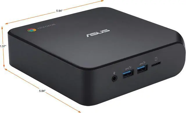 Alt view image 2 of 12 - ASUS Desktop Computer Chromebox 4 CHROMEBOX4-G7068UN Intel Core i7-10510U 16GB DDR4 256GB SSD Intel UHD Graphics Google Chrome OS