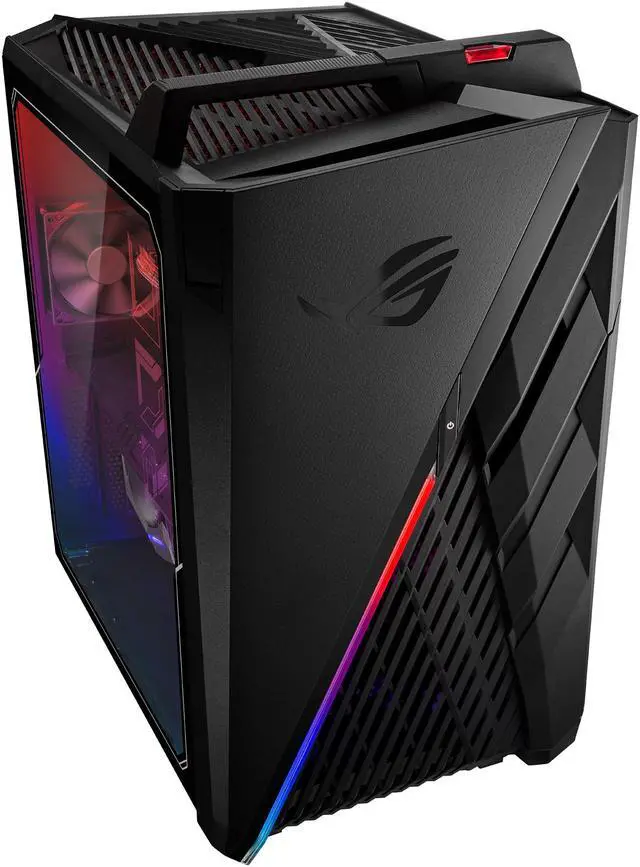 Alt view image 5 of 10 - ASUS ROG Strix G35CZ Gaming Desktop PC, GeForce RTX 3090, Factory Overclocked Intel Core i9-10900KF, 32 GB DDR4 RAM, 1 TB PCIe SSD + 2 TB HDD, Dual Hot-Swap SSD Bays, Windows 10 Pro, G35CZ-XB998