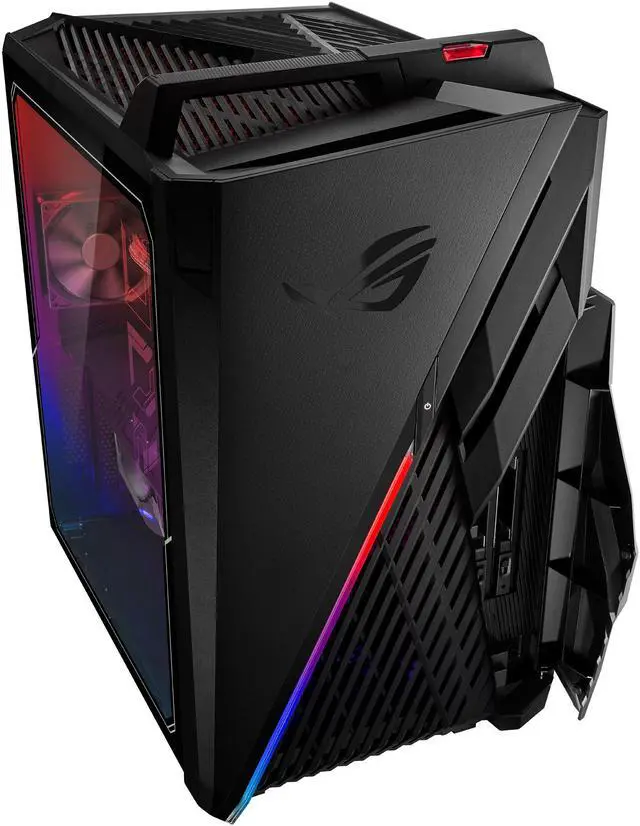 Alt view image 7 of 10 - ASUS ROG Strix G35CZ Gaming Desktop PC, GeForce RTX 3090, Factory Overclocked Intel Core i9-10900KF, 32 GB DDR4 RAM, 1 TB PCIe SSD + 2 TB HDD, Dual Hot-Swap SSD Bays, Windows 10 Pro, G35CZ-XB998