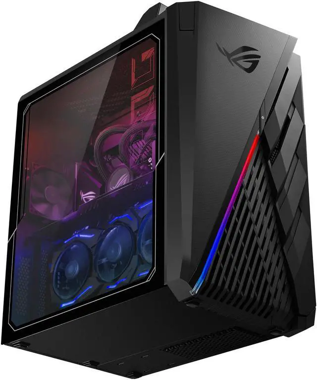 Alt view image 10 of 10 - ASUS ROG Strix G35CZ Gaming Desktop PC, GeForce RTX 3090, Factory Overclocked Intel Core i9-10900KF, 32 GB DDR4 RAM, 1 TB PCIe SSD + 2 TB HDD, Dual Hot-Swap SSD Bays, Windows 10 Pro, G35CZ-XB998
