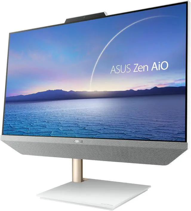 Alt view image 3 of 17 - ASUS Zen AiO 24 - 23.8" FHD Touchscreen - AMD Ryzen 7 5700U - 16 GB DDR4 - 512 GB SSD - Win 10 Home - Kensington Lock - Wireless Keyboard & Mouse (M5401WUA-DS704T)