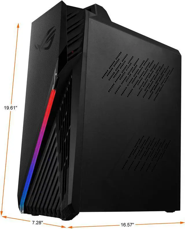 Alt view image 14 of 15 - ASUS ROG Strix GA15DK Gaming Desktop PC, AMD Ryzen 7 5800X, GeForce RTX 3070, 16GB DDR4 RAM, 1TB SSD, Wi-Fi 5, Windows 10 Home, GA15DK-DS776