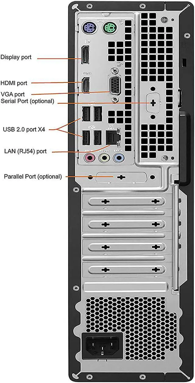 Alt view image 5 of 5 - ASUS Desktop Computer ExpertCenter D500SA-Q31SP Intel Core i3 10th Gen 10100 (3.60GHz) 8GB DDR4 256 GB PCIe SSD Windows 10 Pro