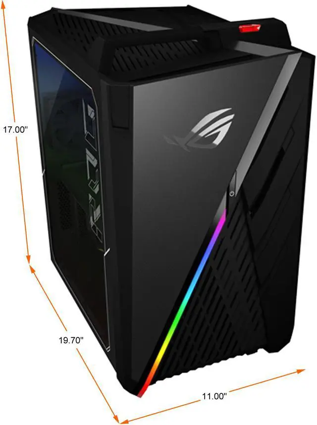 Alt view image 2 of 4 - ASUS Gaming Desktop ROG Strix G35DX-DHR780 Ryzen 7 5000 Series 5800X (3.80GHz) 16GB DDR4 1 TB PCIe SSD NVIDIA GeForce RTX 3080 Windows 10 Home 64-bit
