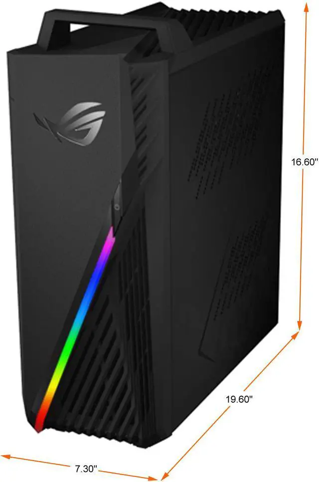 Alt view image 3 of 6 - ASUS Gaming Desktop G15CE-DBI770 Intel Core i7-11700F 16GB DDR4 1TB HDD 512GB PCIe SSD GeForce RTX 3070 Windows 10 Home 64-bit