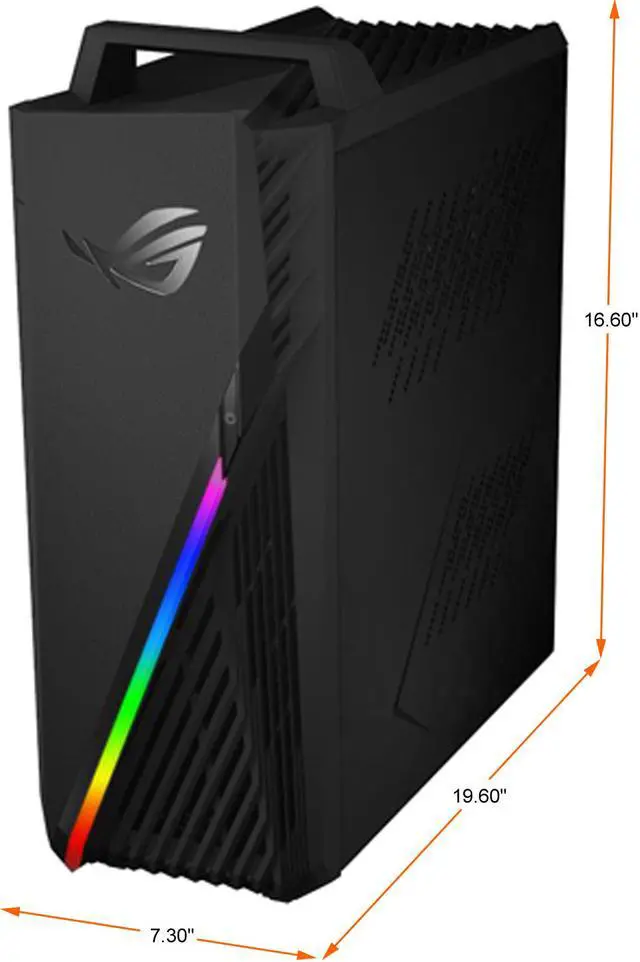 Alt view image 4 of 6 - ASUS Gaming Desktop G15DK-DBR770 Ryzen 7 3rd Gen 3700X (3.60GHz) 16GB DDR4 1 TB HDD 512 GB PCIe SSD NVIDIA GeForce RTX 3070 Windows 10 Home 64-bit