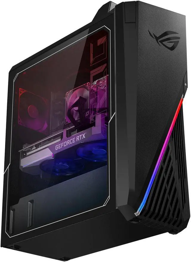 Alt view image 6 of 8 - ASUS ROG Strix GA15 Gaming Desktop PC, AMD Ryzen 7 5800X, GeForce RTX 3070, 32GB DDR4 RAM, 512GB SSD + 1TB HDD, Wi-Fi 5, Windows 10 Home, GA15DK-IB778