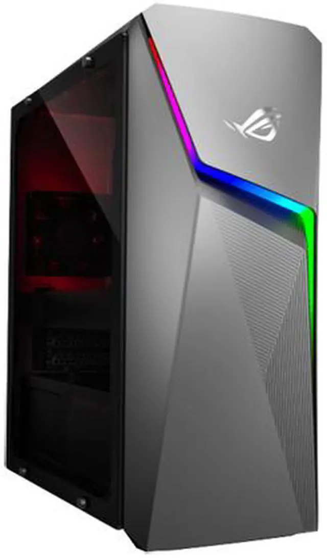 Alt view image 2 of 11 - ASUS Gaming Desktop ROG Strix G10DK-DBR5660 Ryzen 5 5000 Series 5600X (3.70GHz) 16GB DDR4 1TB HDD 512 GB PCIe SSD NVIDIA GeForce RTX 3060 Windows 10 Home 64-bit