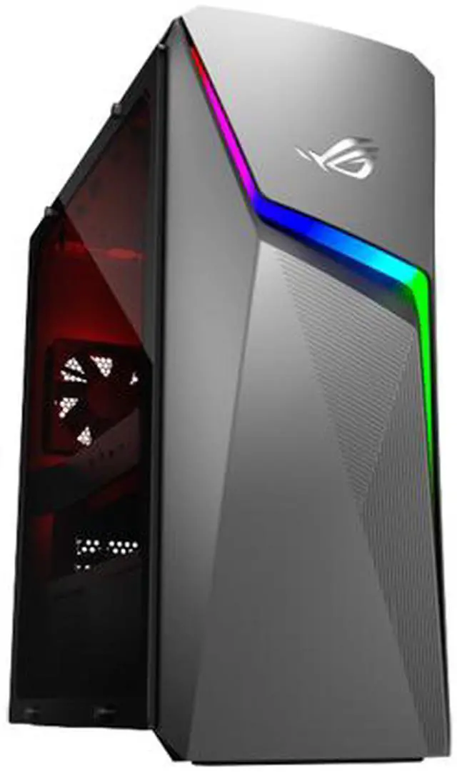 Alt view image 4 of 11 - ASUS Gaming Desktop ROG Strix G10DK-DBR5660 Ryzen 5 5000 Series 5600X (3.70GHz) 16GB DDR4 1TB HDD 512 GB PCIe SSD NVIDIA GeForce RTX 3060 Windows 10 Home 64-bit