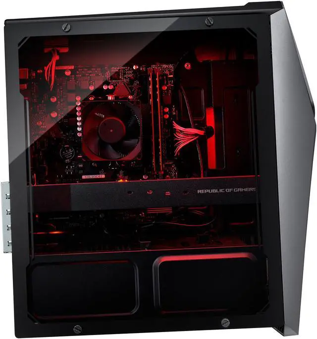 Alt view image 4 of 7 - ASUS ROG Strix GL10 Gaming Desktop PC, AMD Ryzen 7 3700X, GeForce GTX 1650 Super, 16GB DDR4 RAM, 512GB PCIe SSD + 1TB HDD, Wi-Fi 5, Windows 10 Home