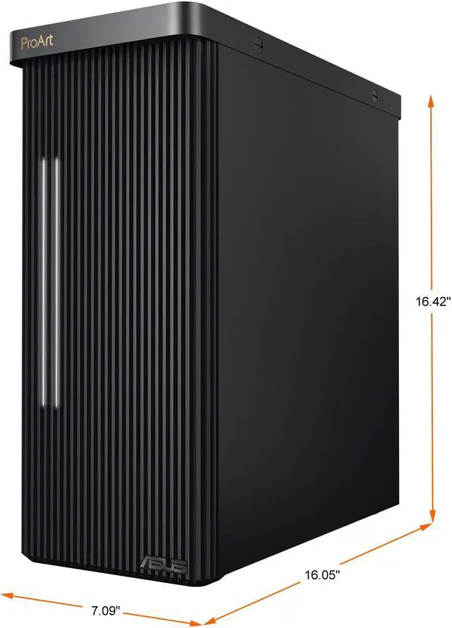 Alt view image 4 of 7 - ASUS ProArt Station PD5 Prebuilt Desktop, Intel Core i7 Processor, 32GB DDR4, 1TB PCIe SSD, NVIDIA RTX 3060, Windows 11 Home, PD500TC-PH768, Black