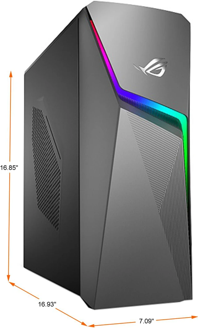 ASUS ROG Strix GL10 Gaming Desktop PC, AMD Ryzen 5 3600X, GeForce GTX ...