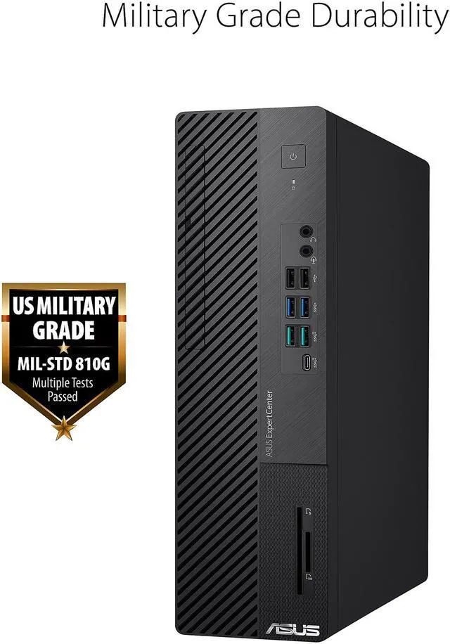 Alt view image 2 of 8 - ASUS ExpertCenter D700SC Small Form Factor Desktop PC, Intel Core i7-11700, 16GB DDR4 RAM, 512GB PCIe SSD, TPM, Windows 11 Pro, Black, D700SC-XH704