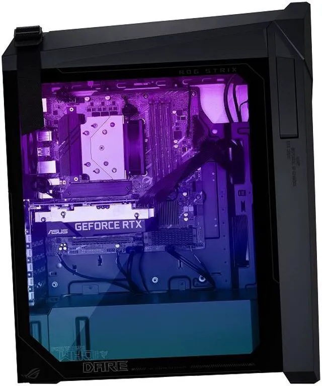 Alt view image 6 of 10 - ASUS ROG G16CH (2023) Gaming Desktop PC, Intel Core i7-13700KF, NVIDIA GeForce RTX 4080, 1TB NVMe PCIe SSD, 32GB DDR4 RAM, Windows 11, G16CH-DB788