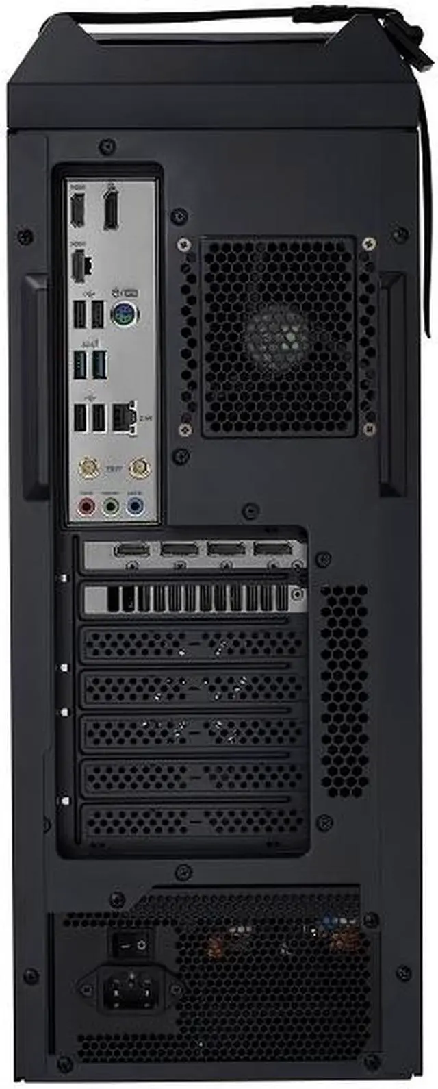 Alt view image 9 of 10 - ASUS ROG G16CH (2023) Gaming Desktop PC, Intel Core i7-13700KF, NVIDIA GeForce RTX 4070 DUAL, 1TB NVMe PCIe SSD, 16GB DDR4 RAM, Windows 11, G16CH-NB776