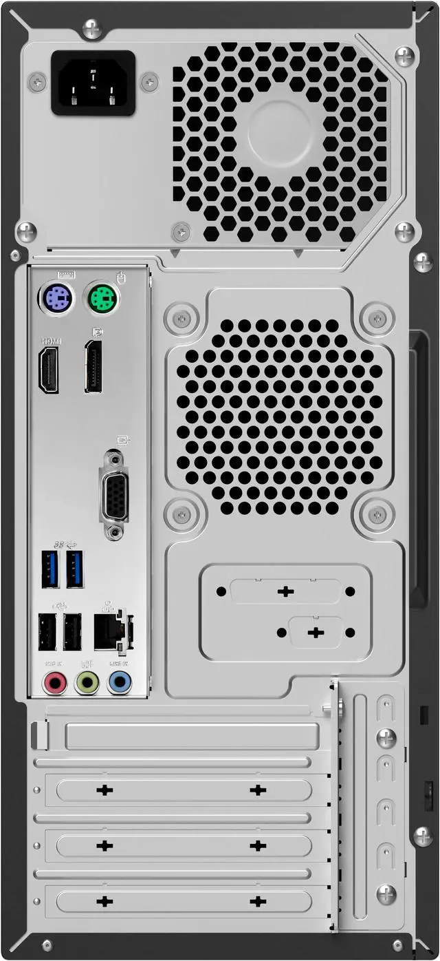 Alt view image 10 of 10 - ASUS S501MD Desktop PC, Intel Core i7-12700, 16GB DDR4 RAM, 512GB PCIe SSD, Wi-Fi 6, Windows 11 Home, Black, S501MD-DB704