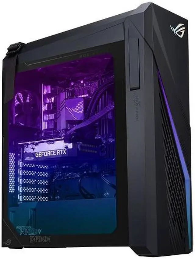 Alt view image 2 of 9 - ASUS ROG G16CH (2024) Gaming Desktop PC, Intel Core i7-14700F, NVIDIA GeForce RTX 4060 DUAL, 1TB NVMe PCIe SSD, 16GB DDR5 RAM, Windows 11, G16CHR-DS764