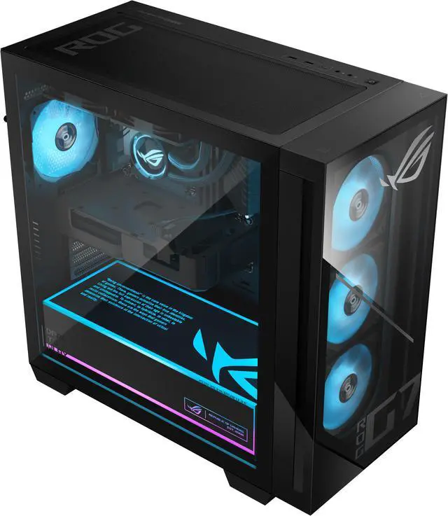Alt view image 3 of 13 - ASUS ROG G700TF (2025) Gaming Desktop PC, Intel® Core™ Ultra 9 285K Processor, ASUS PRIME GeForce RTX™ 5080, 2TB M.2 NVMe™ PCIe® 4 SSD, 32GB DDR5 RAM, Windows 11 Pro, G700TF-XS987
