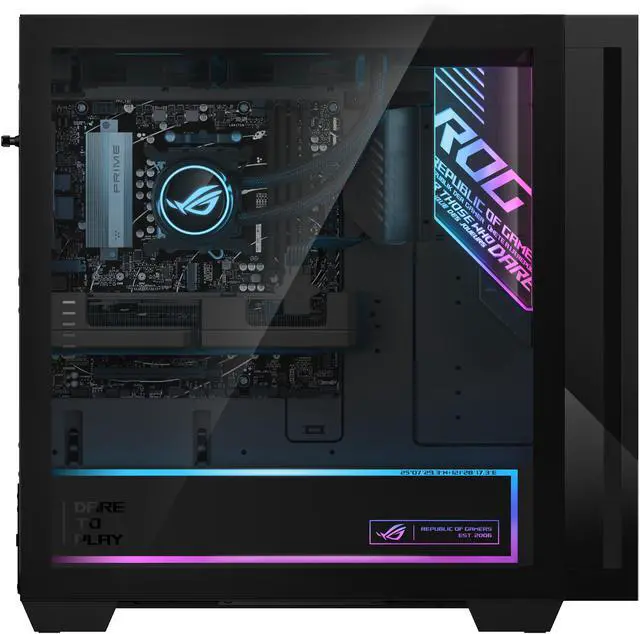 Alt view image 7 of 16 - ASUS Gaming Desktop PC GM700TZ-NS776 AMD Ryzen 7 9800X3D 32GB DDR5 1TB NVMe SSD AMD Radeon RX 9070 XT Windows 11 Home