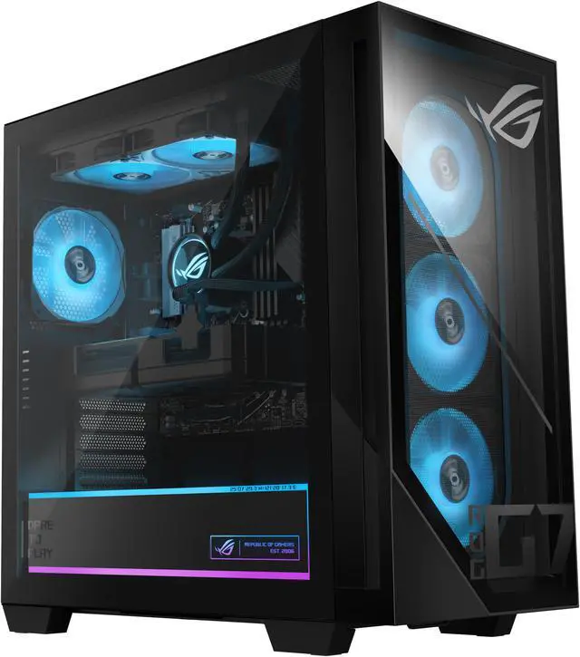 Alt view image 3 of 16 - ASUS Gaming Desktop PC GM700TZ-NS776 AMD Ryzen 7 9800X3D 32GB DDR5 1TB NVMe SSD AMD Radeon RX 9070 XT Windows 11 Home