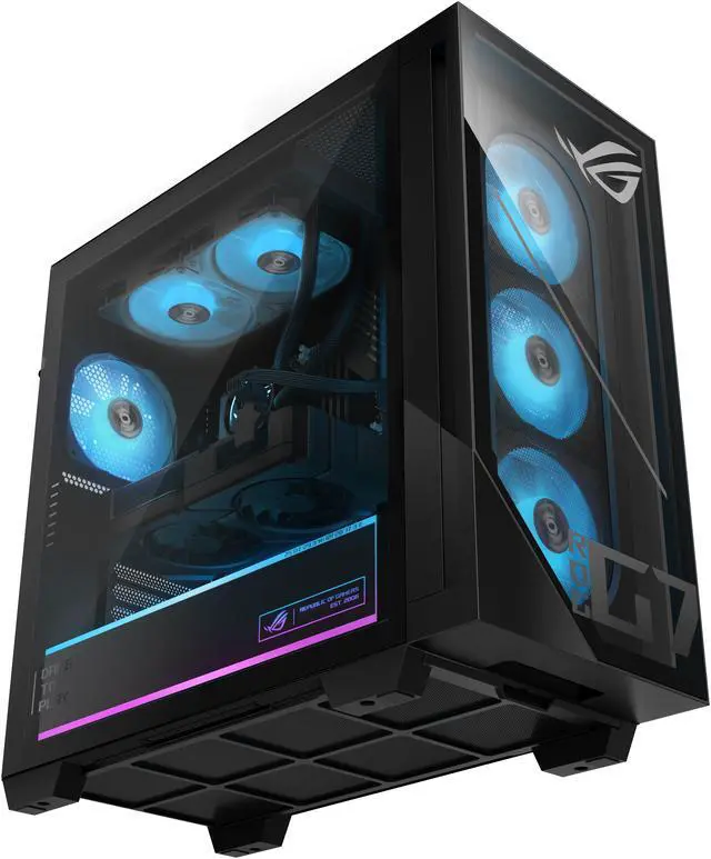 Alt view image 5 of 16 - ASUS Gaming Desktop PC GM700TZ-NS776 AMD Ryzen 7 9800X3D 32GB DDR5 1TB NVMe SSD AMD Radeon RX 9070 XT Windows 11 Home