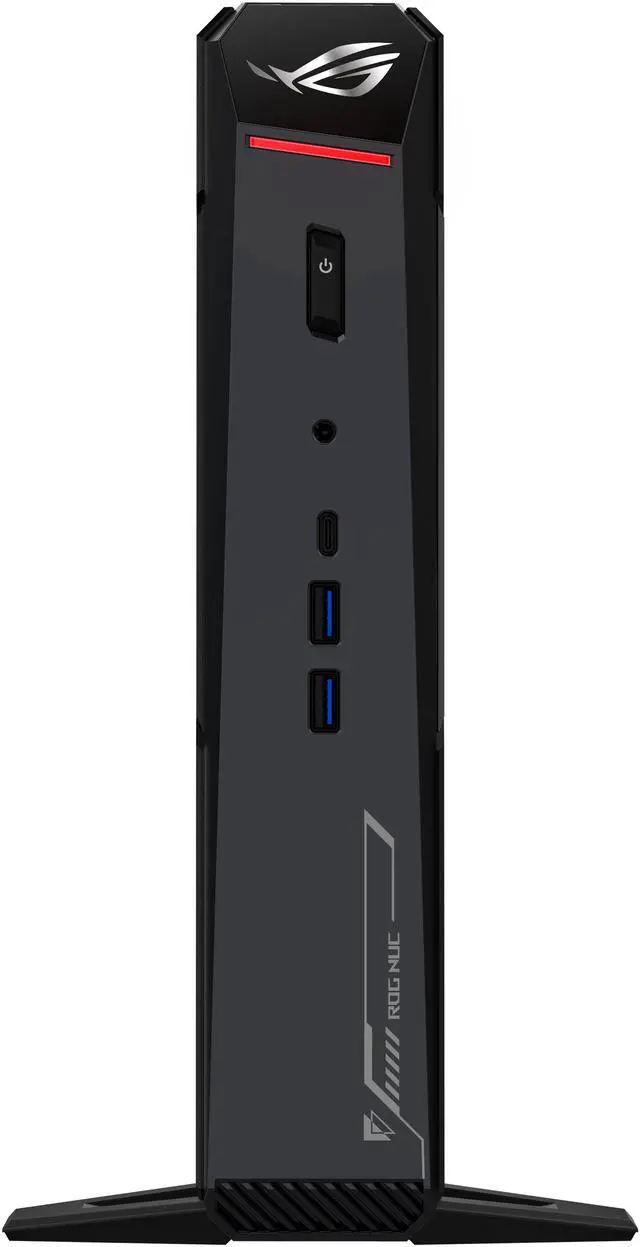 Alt view image 4 of 9 - ROG NUC (2025) Gaming Mini PC with Intel Core Ultra 9 (Series 2) ARL-HX CPU, NVIDIA GeForce RTX 5070 Ti Mobile GPU, 32GB DDR5 RAM, 2TB NVMe SSD, Thunderbolt 4, triple-fan cooling, and ARGB lighting