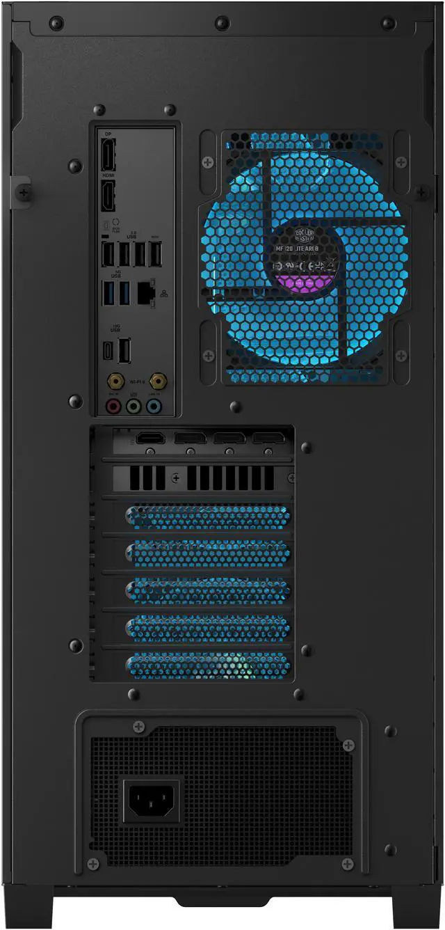 Alt view image 9 of 9 - ASUS ROG GM700 (2025) Gaming Desktop PC, AMD Ryzen 7 8700F Processor, AMD Radeon RX 9060 XT PRIME OC, 1TB M.2 NVMe PCIe 4 SSD, 32GB DDR5 RAM, Windows 11 Home, GM700TZ-NB766