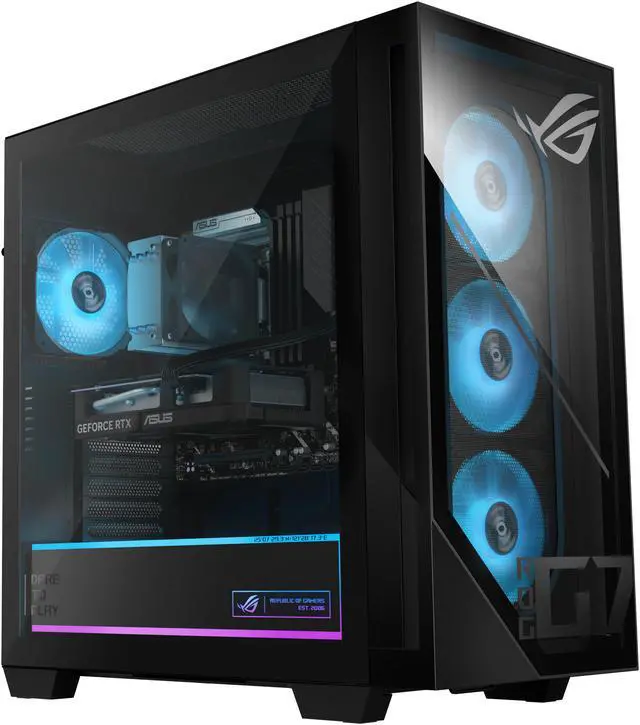 Alt view image 4 of 7 - ASUS ROG G700 (2025) Gaming Desktop PC, Intel Core Ultra 7 265F Processor, NVIDIA GeForce RTX 5060Ti, 1TB M.2 NVMe PCIe 4 SSD, 32GB DDR5 RAM, Windows 11 Home, G700TF-AS776Ti