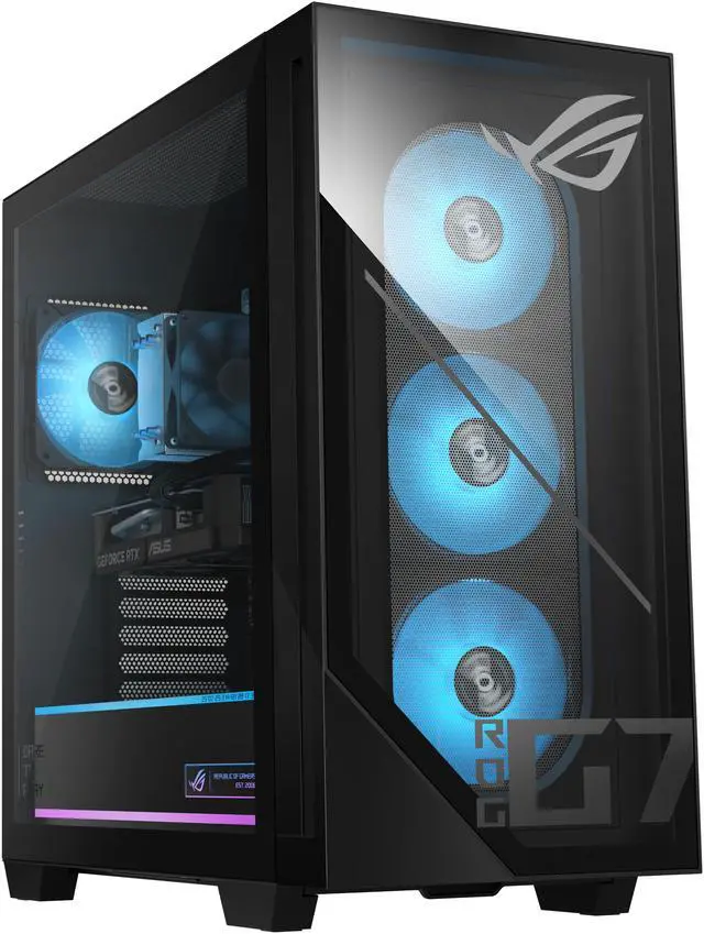 Alt view image 6 of 7 - ASUS ROG G700 (2025) Gaming Desktop PC, Intel Core Ultra 7 265F Processor, NVIDIA GeForce RTX 5060Ti, 1TB M.2 NVMe PCIe 4 SSD, 32GB DDR5 RAM, Windows 11 Home, G700TF-AS776Ti