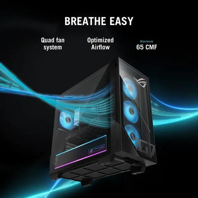Alt view image 7 of 15 - ASUS Gaming Desktop PC G Series G700TF-DS564Ti Intel Core Ultra 5 225F 16GB DDR5 1TB PCIe SSD GeForce RTX 5060 Ti Windows 11 Home