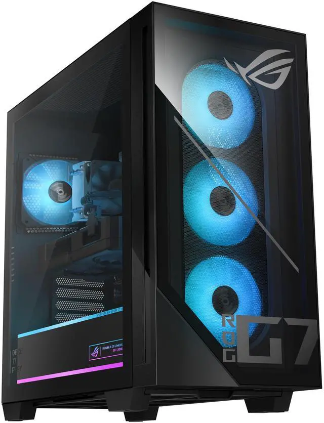 Main image of ASUS Gaming Desktop PC GM700TZ-PS776 AMD Ryzen 7 8700F 32GB DDR5 1TB PCIe SSD GeForce RTX 5070 Windows 11 Home