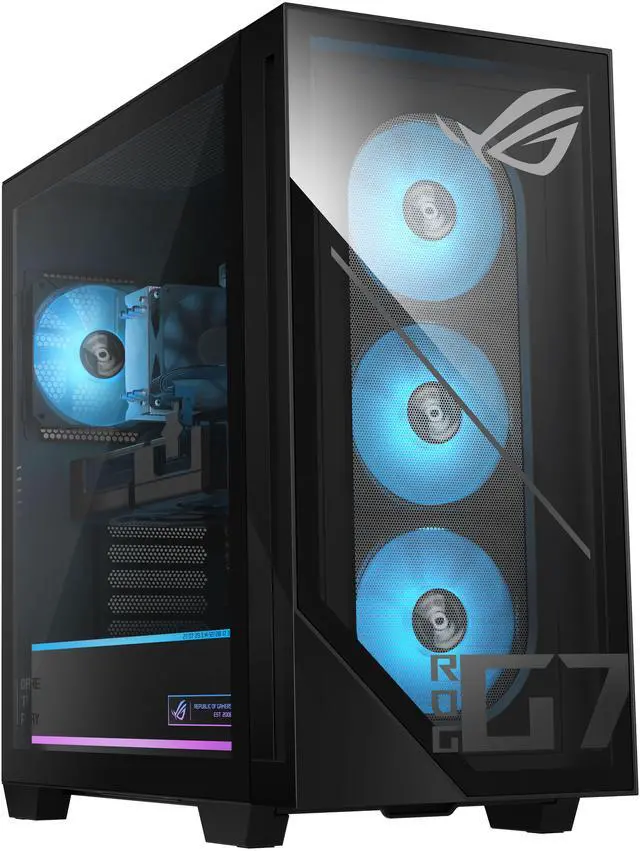 Alt view image 4 of 7 - ASUS Gaming Desktop PC GM700TZ-PS776 AMD Ryzen 7 8700F 32GB DDR5 1TB PCIe SSD GeForce RTX 5070 Windows 11 Home