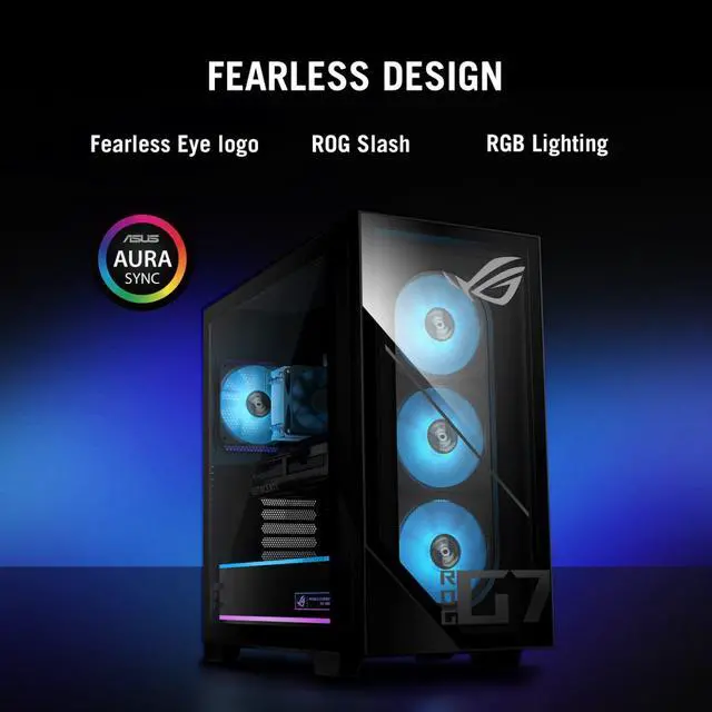 Alt view image 4 of 8 - ASUS Desktop PC GM700TZ-NS764 GM700TZ-NS764 AMD Ryzen 5 8400F 16GB DDR5 1TB PCIe SSD AMD Radeon RX 9060 XT Windows 11 Home