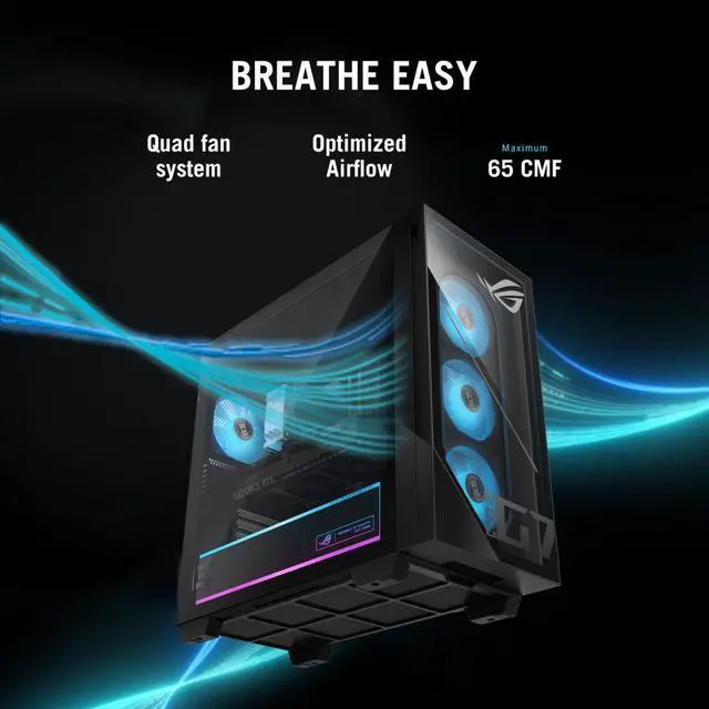Alt view image 5 of 8 - ASUS Desktop PC GM700TZ-NS764 GM700TZ-NS764 AMD Ryzen 5 8400F 16GB DDR5 1TB PCIe SSD AMD Radeon RX 9060 XT Windows 11 Home