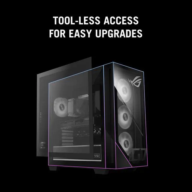 Alt view image 6 of 8 - ASUS Desktop PC GM700TZ-NS764 GM700TZ-NS764 AMD Ryzen 5 8400F 16GB DDR5 1TB PCIe SSD AMD Radeon RX 9060 XT Windows 11 Home