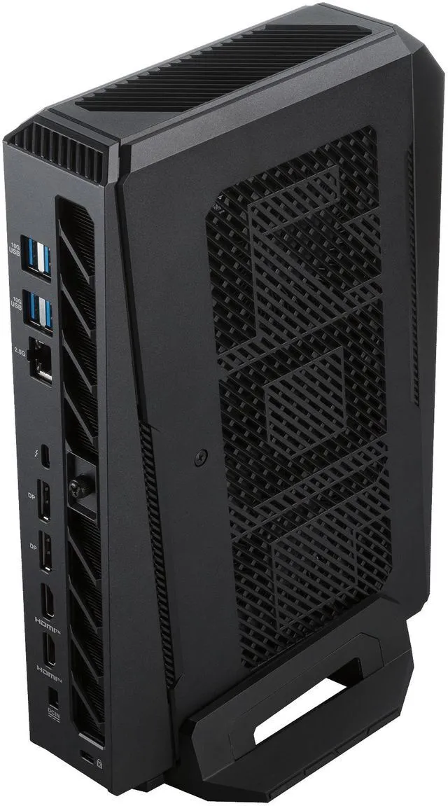 Alt view image 2 of 18 - ROG NUC 16 AI Gaming Mini PC with Intel Core Ultra 9 290HX Plus, NVIDIA GeForce RTX 5070 Ti Mobile GPU, 32GB DDR5 RAM, 1TB PCIe Gen4 SSD, Wi-Fi 7, Thunderbolt 4, Triple-Fan Cooling, 3-Year Warranty