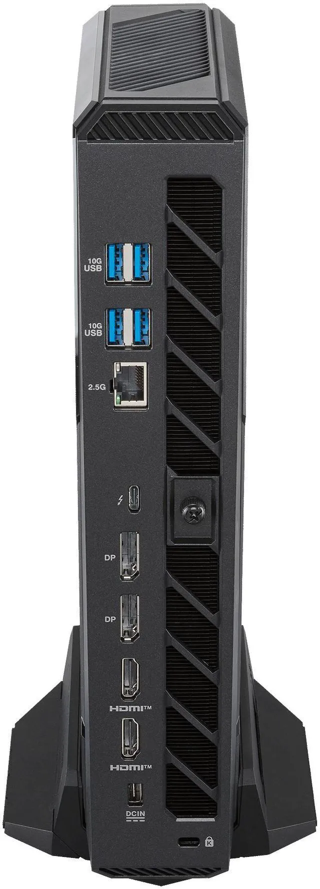 Alt view image 6 of 18 - ROG NUC 16 AI Gaming Mini PC with Intel Core Ultra 9 290HX Plus, NVIDIA GeForce RTX 5070 Ti Mobile GPU, 32GB DDR5 RAM, 1TB PCIe Gen4 SSD, Wi-Fi 7, Thunderbolt 4, Triple-Fan Cooling, 3-Year Warranty