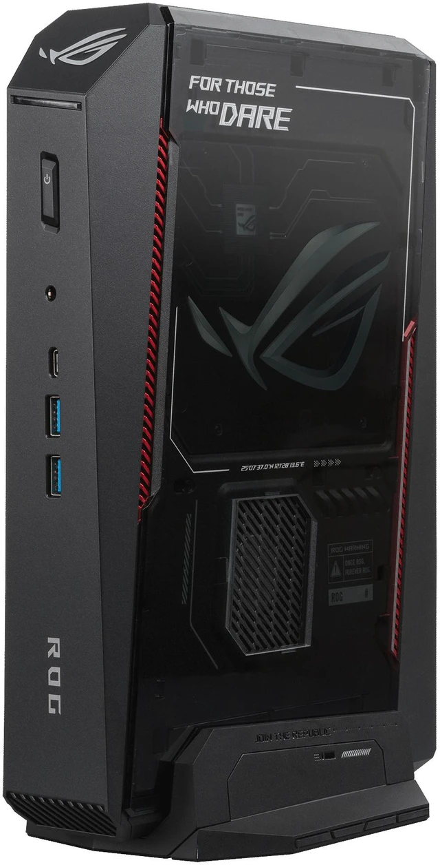 Alt view image 9 of 18 - ROG NUC 16 AI Gaming Mini PC with Intel Core Ultra 9 290HX Plus, NVIDIA GeForce RTX 5070 Ti Mobile GPU, 32GB DDR5 RAM, 1TB PCIe Gen4 SSD, Wi-Fi 7, Thunderbolt 4, Triple-Fan Cooling, 3-Year Warranty