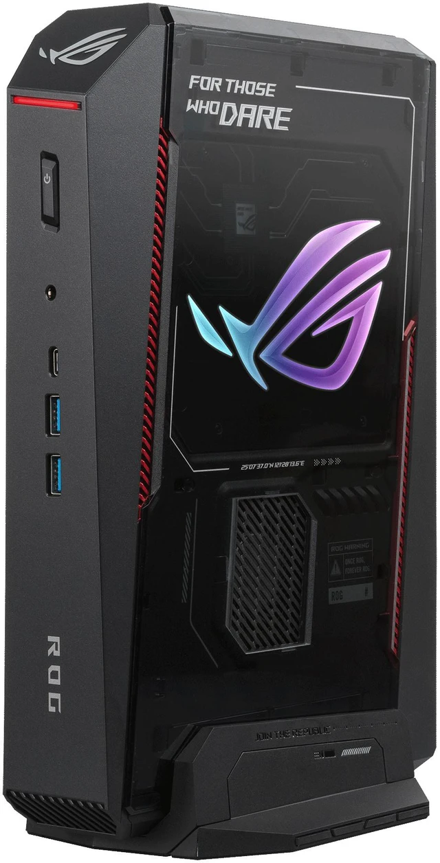 Alt view image 8 of 18 - ASUS Desktop PC ROG NUC 16 90AS00S2-M00280 Intel Core Ultra 7 270HX Plus Processor 32GB 1TB, M.2 2280 PCIe Gen4x4 NVMe SSD SSD NVIDIA GeForce RTX 5060 Mobile GPU (8GB GDDR7 VRAM), Intel Graphics Windows 11 Home 64-bit